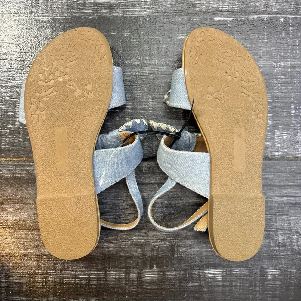 Dolce Vita‎ Blue Sandals with Denim Bows